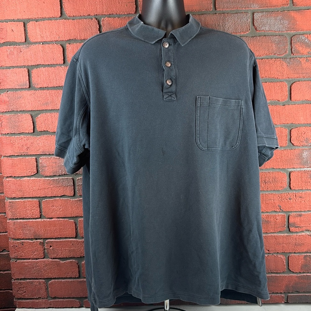 Duluth Polo Shirt Mens 2XL Navy Blue